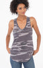 The Camo Pocket Racer Tank Black