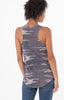 The Camo Pocket Racer Tank Black