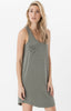 The Pocket Racer Tank Dress Ash Green