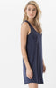 The Pocket Racer Tank Dress Black Iris