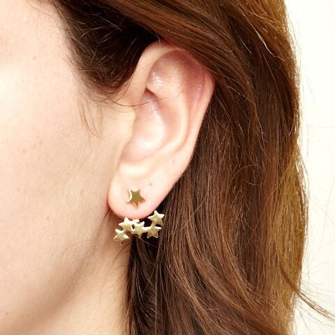 Cosmic Earrings Gold